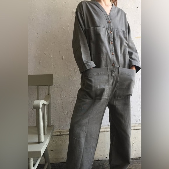 Ilana Kohn Tuck Coverall Jumpsuit - Picture 12 of 14